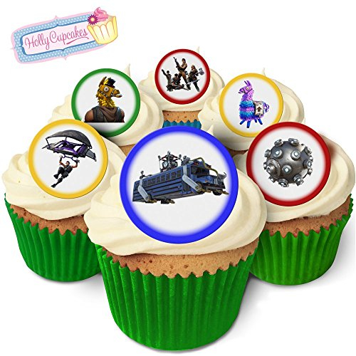 Holly Cupcakes 24 Stück Bunt Kuchendekoration: Battle Royale
