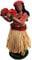 Hang Loose Wackel Hula Figur Mädchen Wackelfigur Wackeldackel Aloha Hawaii (11cm) Bastrock