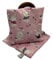 Kirschkernkissen 15x15 cm mit tauschbarer Aussenhülle (Rosa, Häschen)
