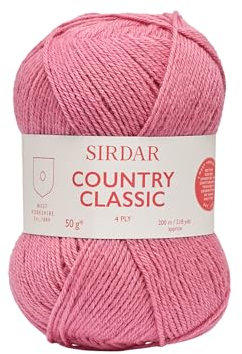 Sirdar Country Classic 4 strati, rosa (957), 50 g