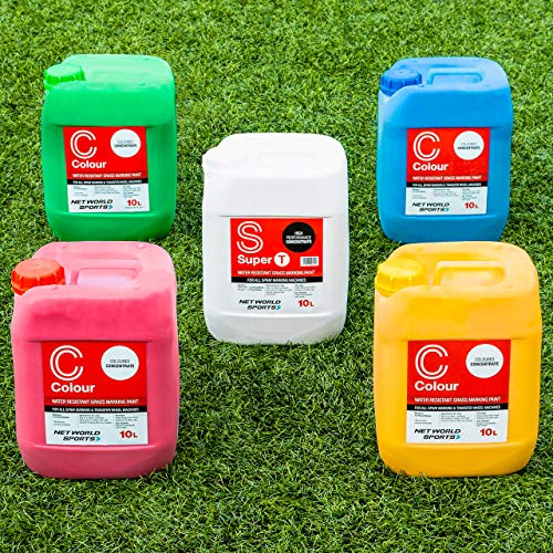 FORZA Rasenmarkierungsfarbe - StadiumMax Markierfarbe - 10 Liter in 5 erhältlich (Gelb, Einzeln)