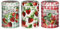 Emma Bridgewater Strawberries Set of 3 Tin Coffee Sugar Tins Canisters Jars - Country Kitchen Storage