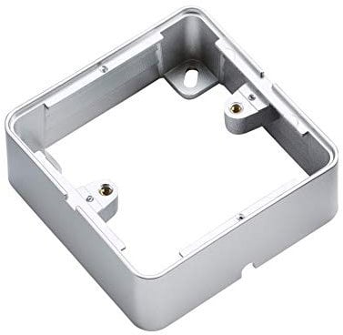 Knightsbridge 1GSBGY 1G Surface Box, Grey, 3.4 cm*9.25 cm*9.25 cm