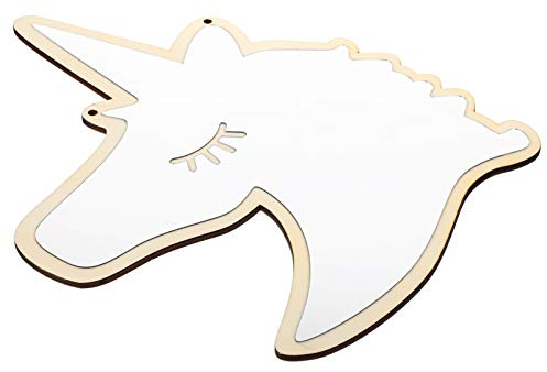 Einhorn Spiegel Wandaufkleber Acryl DIY Aufkleber für Schlafzimmer Hauptzimmer Kinderzimmer Kinder Geburtstagsfeier Dekorationen Acryl Spiegel