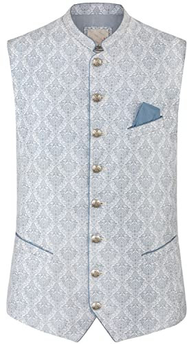 Stockerpoint Herren Amadeo Trachtenweste, hellblau, 52