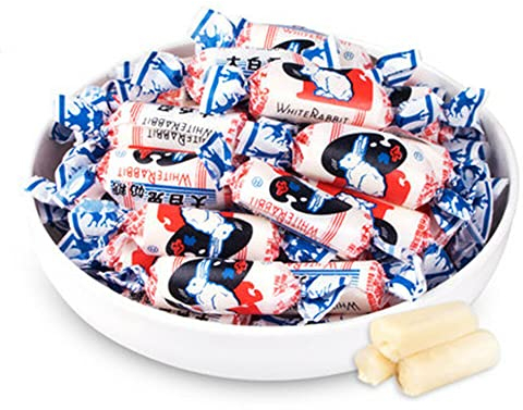 Collations occasionnelles chinoises laiteuses fortes de sucrerie de bonbons durs laiteux de lapin blanc (1000g)