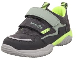 Superfit Jungen Storm Sneaker, Grau Gelb 2010, 38 EU