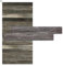 iWerk® – Holzpaneele grau | Wandpaneele selbstklebend in Steinoptik | Moderne Holzverkleidung für Wohnzimmer, Schlafzimmer & Flur | Wand - und Deckenpaneele in 3D Betonoptik – Design „Steinwald