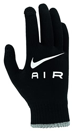 Nike M LG Knit AIR Handschuhe Herren in der Farbe Black/Silver/White, Größe: L/XL, N.100.7494.093.LX
