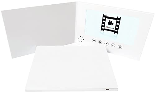 Videokarte mit 7 Zoll IPS-Farbdisplay und USB-Anschluss, für persönliche Videobotschaften, Diashows oder kreative Videoprojekte.