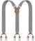 Dresime Uomo bretelle con forte metallo 6 clip Y-Back bretelle regolabili pantaloni bretelle Bretelle elastiche da uomo resistenti