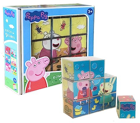Cefa Toys - Peppa Wutz Puzzle 9 Würfel 20 x 20 x 5 cm (88320)