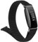 Vancle Armband für Fitbit Inspire HR Armband/Fitbit Inspire Armband Damen Herren,Nylon Klettverschluss Verstellbare Sport Ersatz Uhrenarmband für Fitbit Inspire 2 Armband/Fitbit Ace 2(Schwarzer)