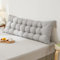 XZLZMYP Rückenkissen Lesekissen Für Bett Sofa Langes Rechteck Rücken Kissen Stützkissen Couchkissen Groß Rückenstützkissen Mit Abnehmbarem Bezug Wandkissen,I,90x10x50cm