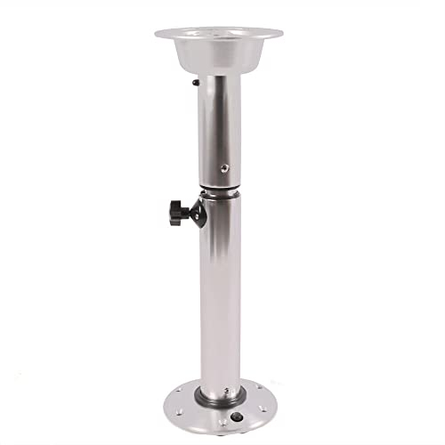 Shiyinge Pieds de table réglables et amovibles en aluminium - Hauteur réglable - Pour caravane, camping-car, yacht, bateau, camping-car