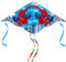 COQOYO Drachen Kinder, Spidey Kinderdrachen, Einleiner Flugdrachen mit Griff, Linien und 4 Schwänzen für Strand und Outdoor-Aktivitäten, Süßer Cartoon Anime Spider Kite für Anfänger ab 3 Jahren