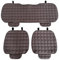Auto Accessori Lupex Coprisedile Seduta 3 pezzi Universale Auto | Protezione Sedile 2 Anteriore e 1 Posteriore | Protector Comfort Automotive Cuscino Interni (Coffe)