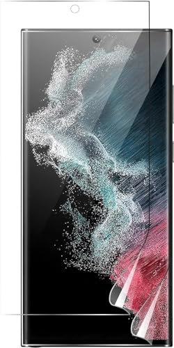 QUITECO Pellicola Protettiva Idrogel per Samsung S22 Ultra 5G [2 Pezzi], Protezione Anti Graffio, Protezione Schermo