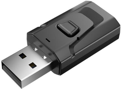 Ggnaxivs 4-In-1 Bluetooth 5.0 USB Bluetooth Transmitter Receiver Audio Adapter with Call Car Bluetooth Receiver