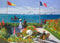 1000 Piece Jigsaw Puzzle-Garden at Sainte-Adresse Puzzles For Adults 1000 Pieces Classic Artwork by Claude Monet Puzzles For Adults Jigsaw Puzzle 1000 Pieces Monet Famous Oil Painting
