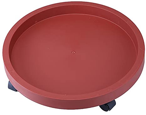 Agashi Jardinera de Hierro Fundido Ruedas Jardinera de Hierro Fundido Ruedas Jardinera de Hierro Fundido Ruedas Jardinera de Hierro Fundido Ruedas Jardinera de Hierro Fundido Ruedas/B/35Cm