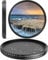 Heysliy 40.5mm Variable ND2-ND400 Filters Adjustable Grey Filter Slim Fader ND Neutral Density Comaptible with Canon Nikon Sony DSLR Camera Lens