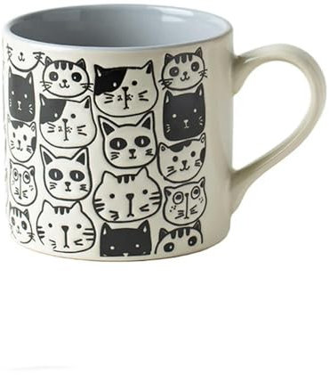HUIWDP Taza de cerámica Linda y Creativa para café con Forma de Gato, Taza de té con Forma de Gatito