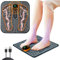 Neu Fussmassagegerät EMS Fußmassagegerät, USB Tragbare Foot Massager Intelligente Massagematte mit 8 Modi 19 Einstellbare Frequenzen für die Durchblutung Muskelschmerzen