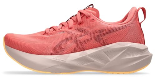 ASICS Damen NOVABLAST 5 Laufschuhe, Dunkelrosa Ton/Rubble Red, 40 EU