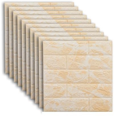 Papier Peint 3d,Panneaux Muraux 3d Autocollants muraux 3D auto-adhésifs, 25 pièces, panneau de papier peint, décoration de maison, salon, chambre à coucher, salle de bains, cuisine, maison(D)