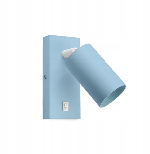 FKL DESIGN Home Deco Wandlampe Wandleuchte Kinderleuchte Kinderlampe 1-flammig GU10 Verstellbar Lampenschirm Lampe aus Serie (N975-KW1-B)