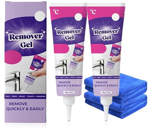 Schimmel- & Kalkentferner Gel – Tiefenreinigungsgel für Fugen & Dichtungen in Bad und Küche (2stück)
