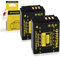 PATONA 2x Battery CGA-S007E compatible with Panasonic Lumix DMC-TZ1 TZ5 TZ15 TZ50