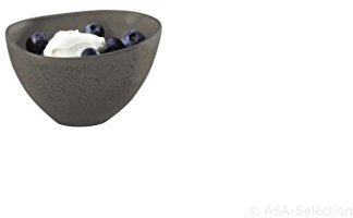 ASA 1229400 Cuba Grigio Schale Steinzeug Ø 7 cm, Höhe 4 cm, 0,05 L