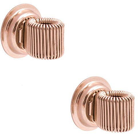 Infinity Boxes Magnet-Set 2-tlg, magnetischer Stifthalter, roségold, 2 Stück, rund, Ø 2 cm