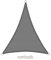 EUGAD Voile d'ombrage Imperméable, Protection Solaire, Coupe-Vent, Tissu PEHD, Protection des Rayons UV， Coutures transversales, Robuste et Stable, pour Jardin Terrass Balcon
