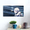 Tpqoaa Wandbild Vlies-Kunstdruck Auf Leinwanddruck, Killua Zoldyck Hunter X Hunter Anime Poster 81x45cm Leinwand Bild Wandbilder Wohnzimmer Wohnung Deko Kunstdrucke