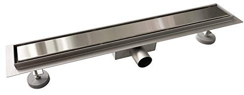 AICAIT Canaletta Scarico Doccia Canalina Scarico Doccia a Pavimento Piastrellabile Pannello 2 in 1 in Acciaio Inossidabile per Box Doccia Bagno Piscina Drenaggio 70 cm