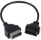 KIMISS Adapterkabel 14-polig auf 16-poliger 2-Adapterstecker Diagnosekabel