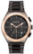 Breil Uhr Herren Bend Ziffernblatt BI-Farbe SCHWARZ Bewegung Chrono Quartz e Bracelet Farbiger Stahl SCHWARZ TW1907
