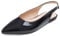 Feversole Womens Flat Pointed Toe Slingback Shoes，Scarpe da Ballettoda Donna Punta Appuntito Cinturino Regolabile Sandali