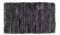 Vanuba - Handgewebter Schaffell Teppich, 60x100 cm, Kurzflor Lammfell, Warm und Weich, Perfekt für jedes Arrangement, 100% handgemachtes Naturprodukt, Zero Waste - Dunkel
