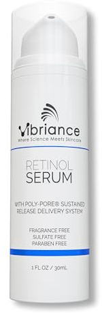 Vibriance Retinol Serum for Mature Skin, Reduces Appearance of Deep Wrinkles and Large Pores, Enhances Skin Tone, Improves Complexion| 1 fl oz (30 ml)
