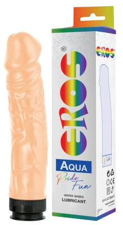 EROS® AQUA in der praktischen Dildoflasche (Pride Fun)