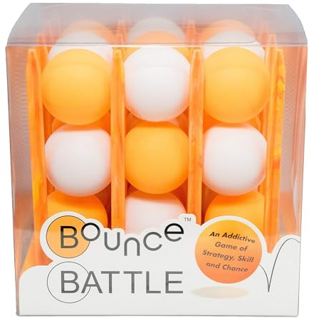 Bounce Battle™ Game Set – Marbled Edition – Fast-Paced Family & Party Game for Kids, Teens & Adults – Strategy & Skill with 27 Balls & Marbled Cube – Creative Child Game of The Year Winner