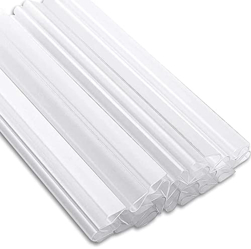 Meision Lot de 50 clips de fixation brise-vue en PVC pour double fil I Rails de serrage pour bandes brise-vue I Bandes brise-vue pour clôture de jardin Transparent