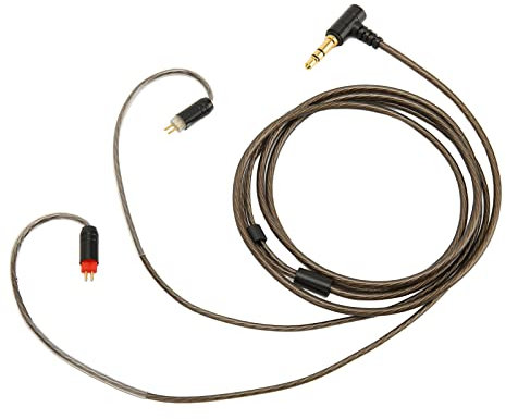 Septpenta Ersatz Kopfhörer Kabel, 2 Pin 0,78MM Zug Beständiger Vergoldeter Stecker für Weniger Lärm Mehr Natürlicher Klang Geeignet für Kz As10 Zst Zs3 für 1964 UE3X