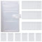 MULINHAI Libretto Portagioielli Trasparente，Organizer per gioielli da libro Jewelry storage book，per gioielli, anelli, orecchini(84 Griglie +30 Sacchetti)