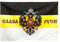 Anloximt Russische Reichsflaggen | Russland Kaiserliche Flaggen Outdoor 3x4.4ft,Doppelseitige russische Nationalflagge aus Polyester mit leuchtenden Farben für drinnen und draußen