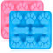2 Moldes de Silicona Para Tartas, Molde Hueso de Perro Galletas Alfombrilla Para Chocolate, Dulces, Gelatina, Cubitos De Hielo, Perros Tratados Con Forma De Pata De Perro Y